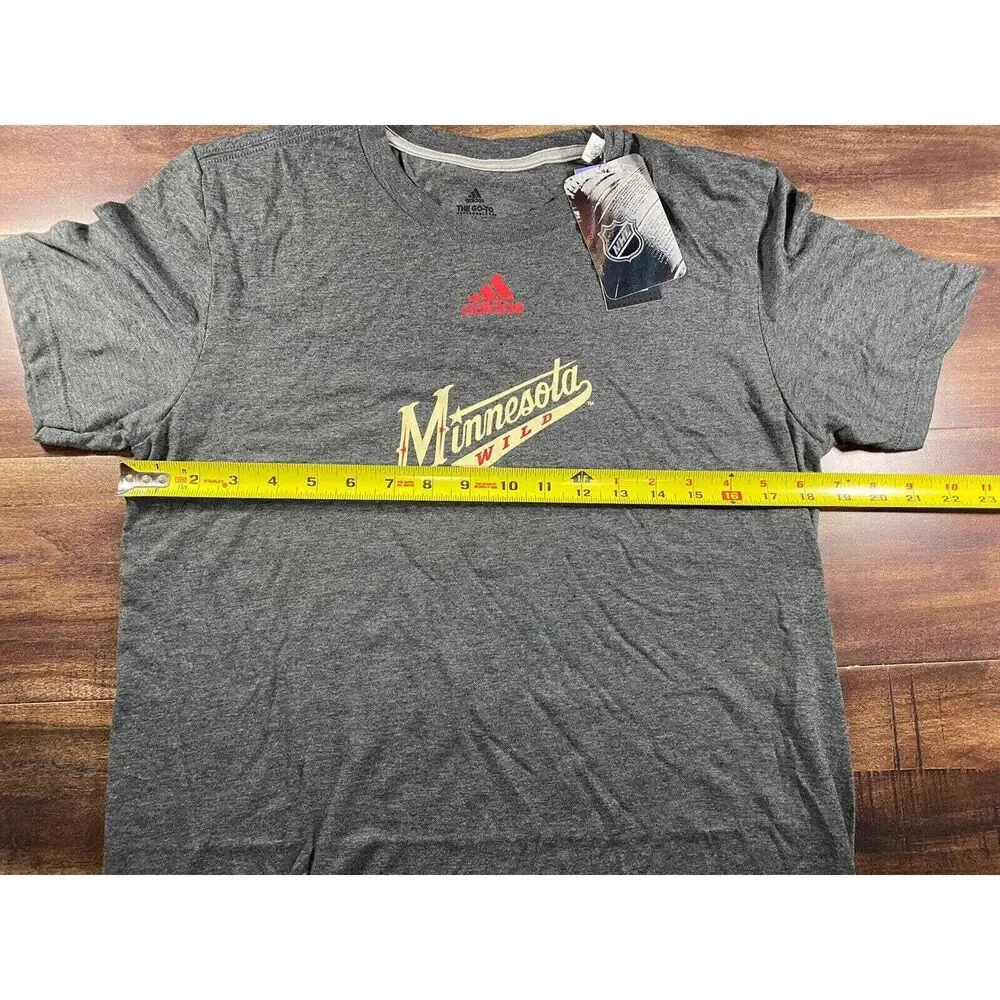 Minnesota Wild NHL Adidas Men's Climalite T-Shirt Small